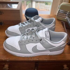 Nike Dunk Low Gray and White